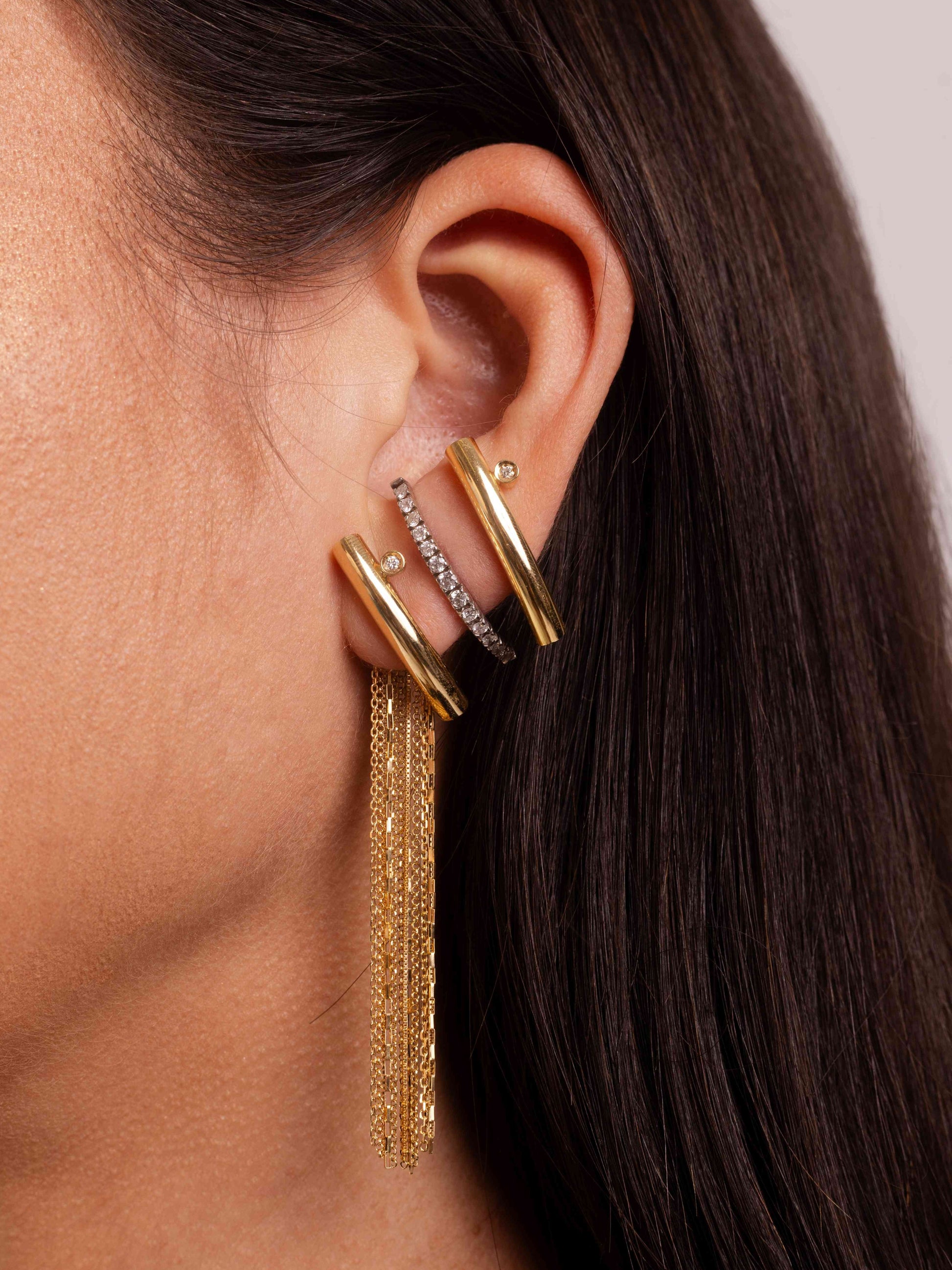 BRINCO CÔNCAVO G COM DIAMANTES