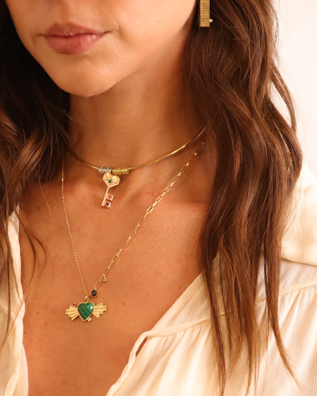 PINGENTE CORAÇÃO ASAS