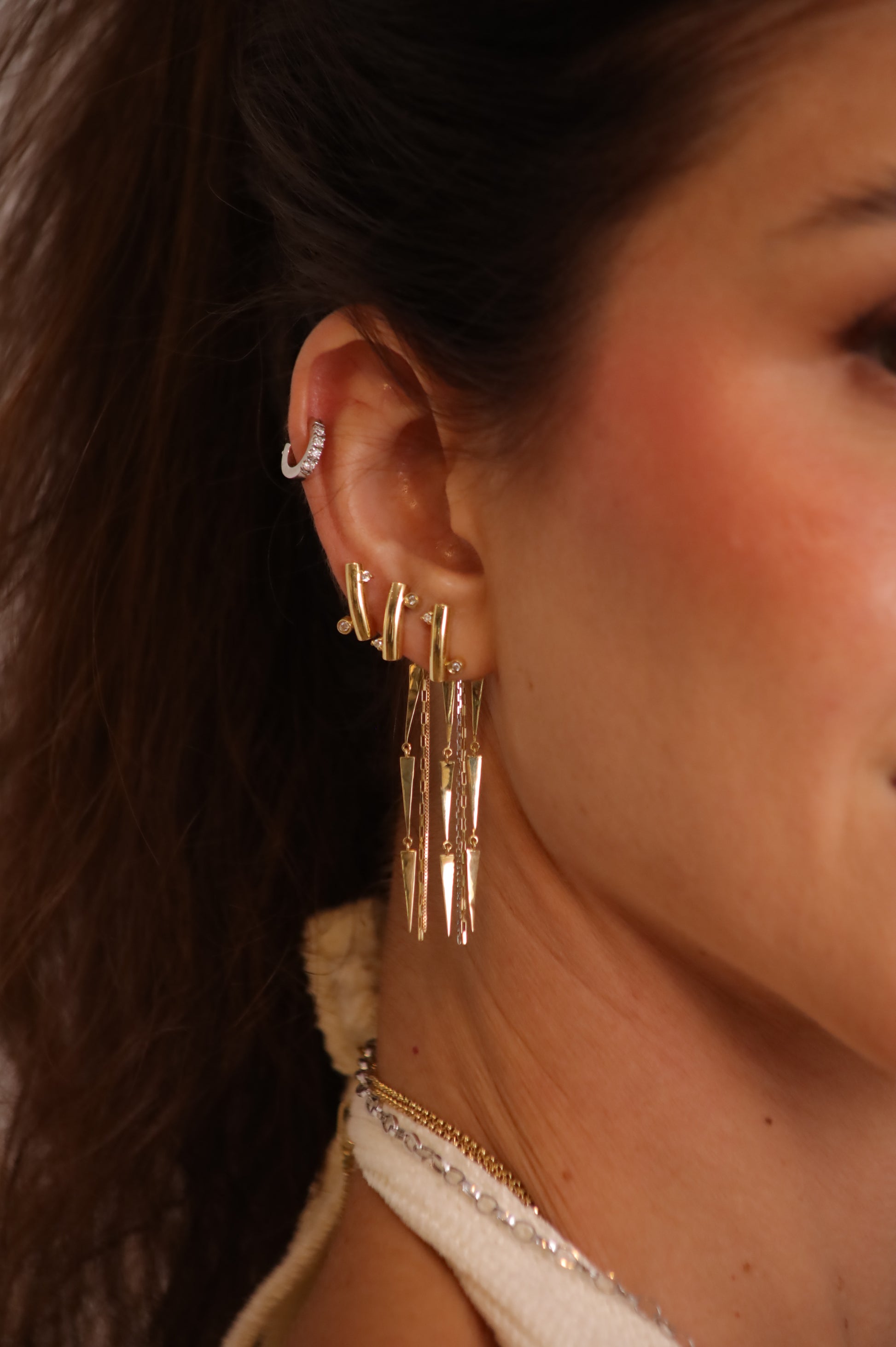 BRINCO MINI CÔNCACO COM DIAMANTES