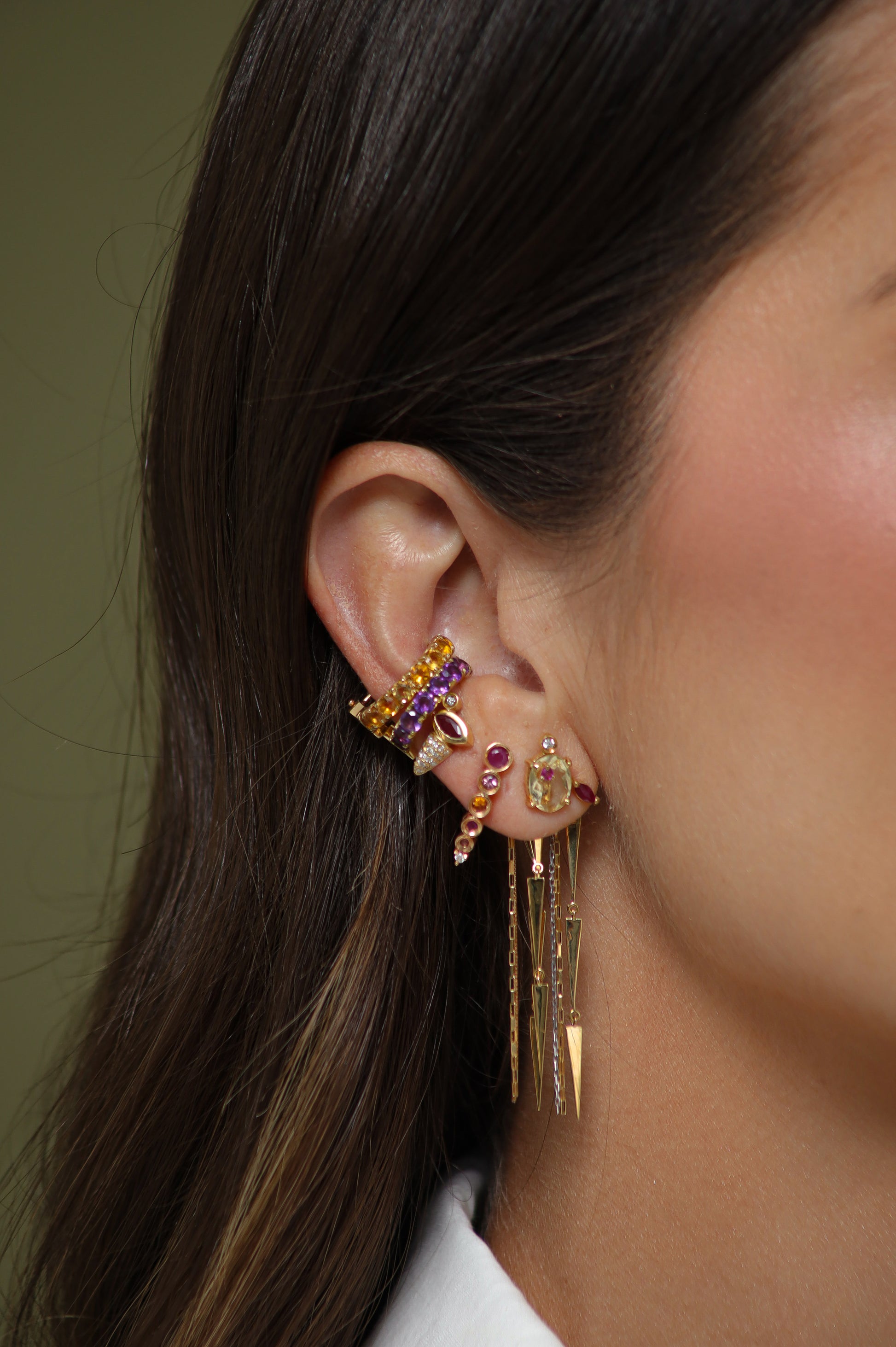 PIERCING COM AMETISTA