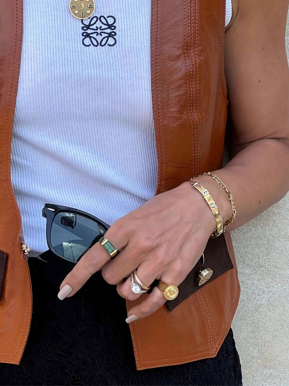 ANEL DEDINHO INICIAL PERSONALIZADA