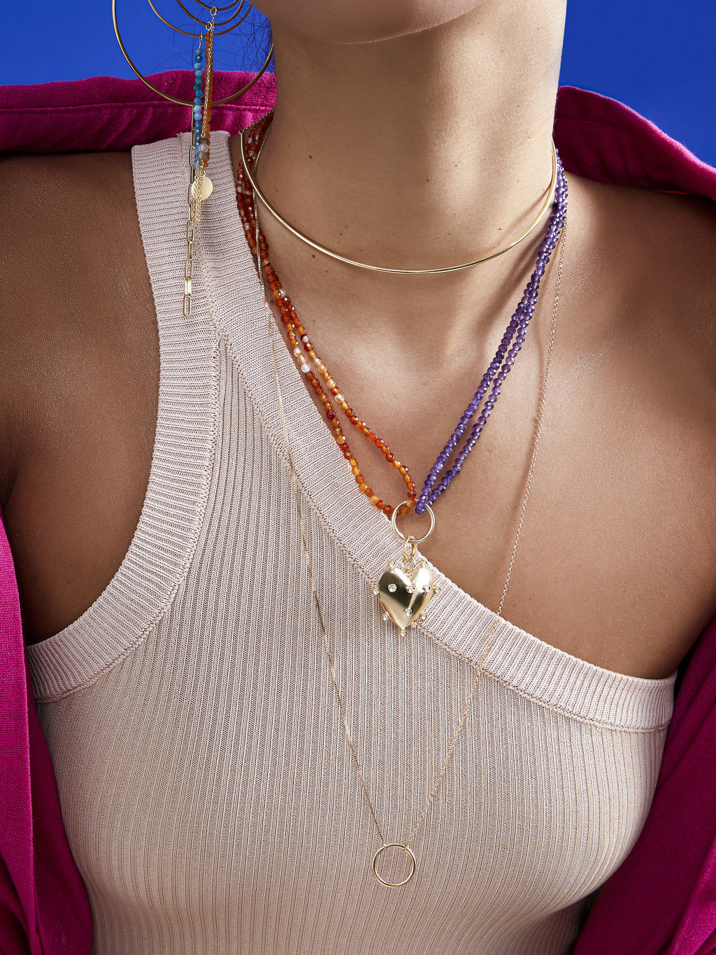 COLAR COM ELO CENTRAL