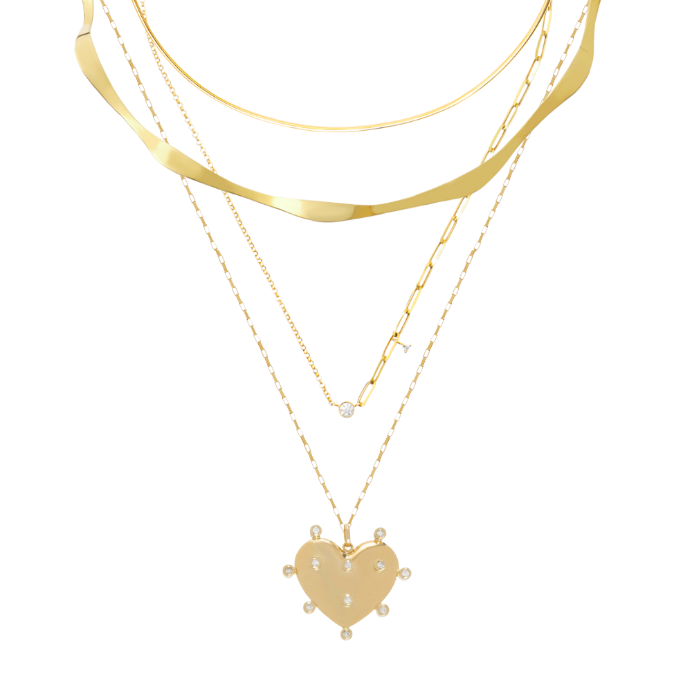 COLAR CHOKER PONTO DE LUZ COM DIAMANTES