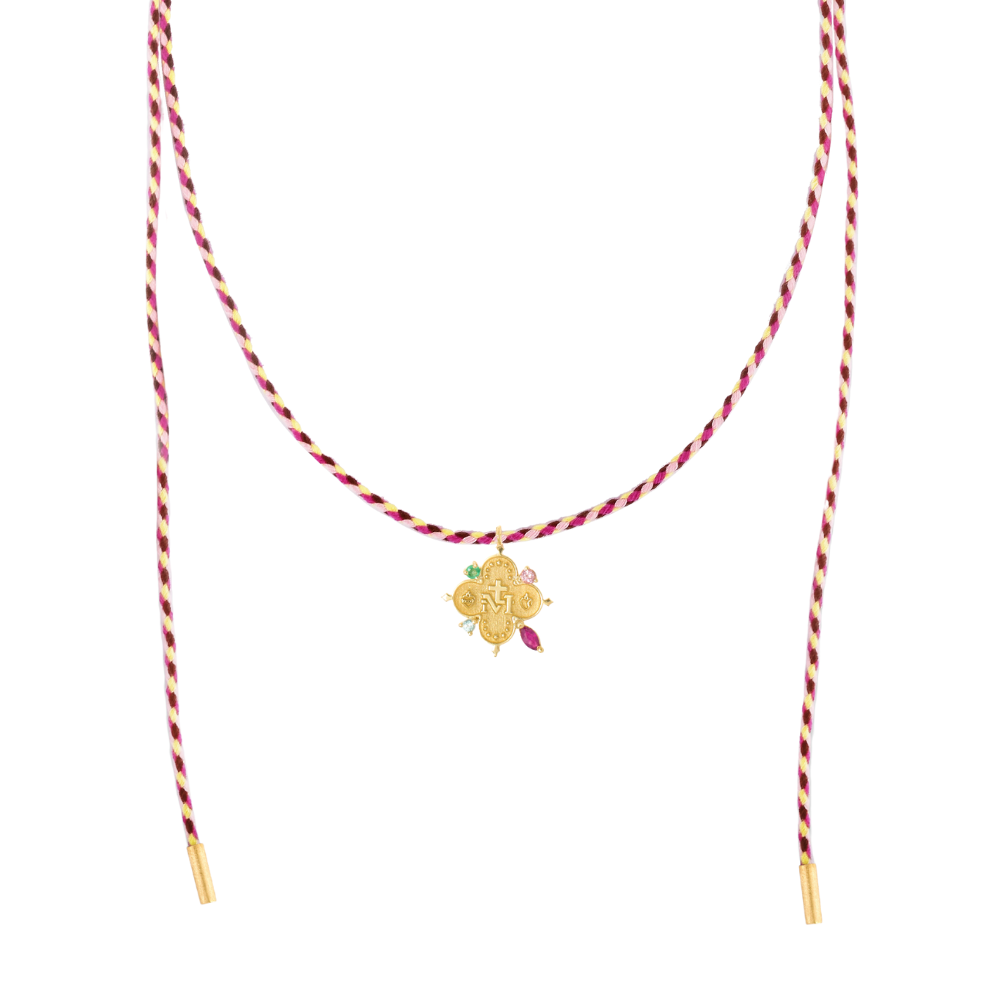 PINGENTE SAGRADO CORAÇÃO TREVO